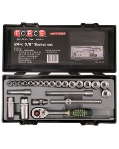 Force 12-kulm.hylsysarja 3/8" 6-22mm - 3251-9