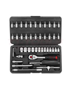 Force Hylsysarja 1/4" 4-14mm + 6-kolo/Torx - 2462