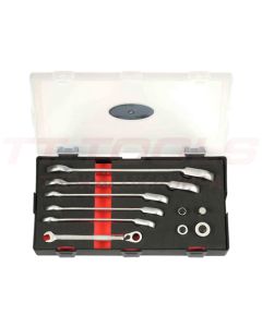 Force Vipu Räikkälenkkisarja 8-19mm + Adapt. - K51024R