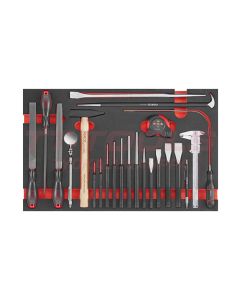 Force Työkalusarja Vasara, Tuurnat, Mitat, Viilat 23-osaa - 5232