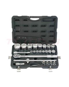 Force 12-kulm.Hylsysarja 3/4" 19-60mm - 6241