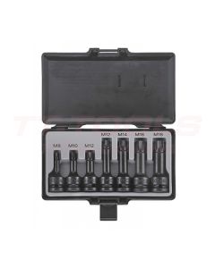 Force XZN-kärkihylsysarja 1/2" M8-18 - 40713