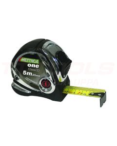 Metrica I-Luokka Rullamitta 5m/25mm Kromi - 38736