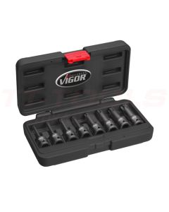 Vigor Torx-konekärkihylsysarja 1/2” T30-80 - V7017