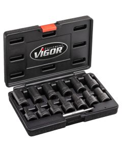 Vigor Turbo Hylsysarja 1/2" 6-19mm - V2404N