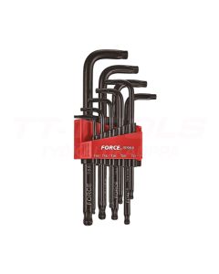 Force Torx-L-avainsarja T10-T50 Pallopää - 5098LB