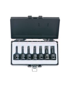 Force Torx-konekärkihylsysarja 1/2" T30-T70 - 4078