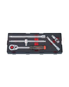 Force Räikkäsarja+Jatkot 1/2" 5-osaa - K4057-15