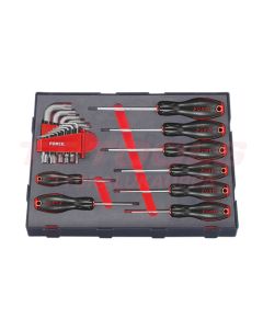 Force Torx-ruuvitalttasarja + L-avaimet - K2232