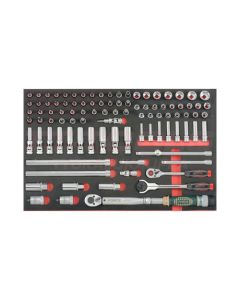 Force Hylsysarja 3/8" 98-osaa - 3981