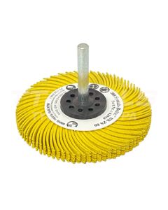 3M Pyörökaraharja 75mm P80 Kelt.Kaareva - 62968