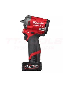 Milwaukee Akkumutterinväännin 3/8" 12V 339Nm 2Ah+4Ah - 4933464613