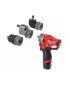 Milwaukee Akkuiskuporakone 12V 2x2Ah Vaihdettavat Istukat - 4933464138