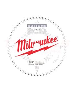 Milwaukee Pyörösahanterä 254x30x3,0mm Z60 - 4932471320