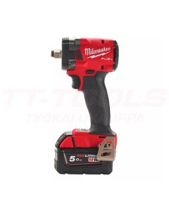 Milwaukee Akkumutterinväännin 1/2" 18V 339Nm 2x5Ah - 4933478444