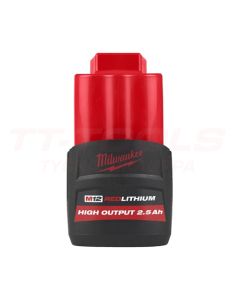 Milwaukee Vara-akku 12V 2.5Ah Li-ion High Output - 4932480164
