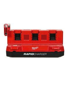 Milwaukee Packout Akkulaturi 6-akulle 18V 230V - 4932498551