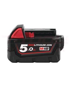 Milwaukee Vara-akku 18V 5,0Ah Li-Ion M18 B5 - 4932430483