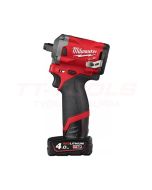 Milwaukee Akkumutterinväännin 1/2" 12V 339Nm 2+4Ah - 4933464616