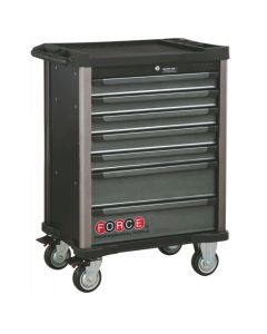 Force Työkaluvaunu 7-Laatikkoa Musta - 10217