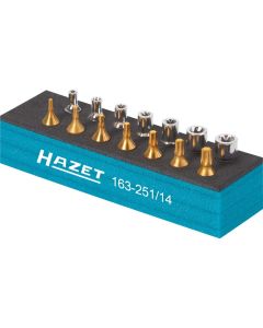 Hazet Torx-hylsysarja 1/4" E4-E11 T10-T40 - 163-251/14