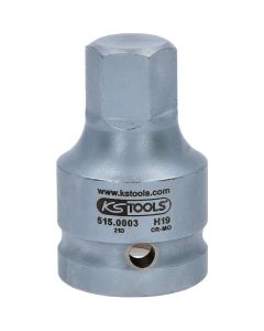 KS Tools 6-kolokonehylsy 3/4" 19mm Lyhyt