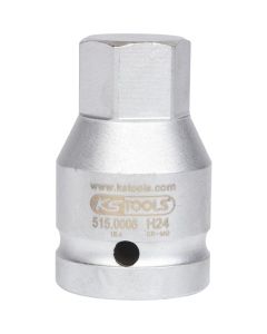 KS Tools 6-kolokonehylsy 3/4" 24mm Lyhyt