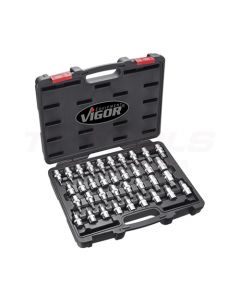 Vigor Kärkihylsysarja 6-kolo 5-19, Torx T20-70, XZN 5-16 - V2496