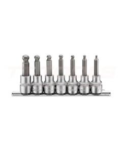 Force 6-kolohylsykisko Pallopää 3/8" 3-10mm - 3076