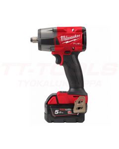 Milwaukee Akkumutterinväännin 1/2" 18V 2x5Ah 881Nm