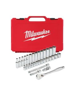 Milwaukee Hylsysarja 3/8" 6-19mm + Pitkät - 4932464945