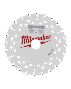 Milwaukee Pyörösahanterä 190x30x1,8mm Z24 - 4932498976