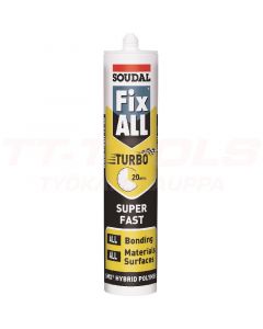 Soudal Fix All Liimamassa Turbo 20min Valkoinen